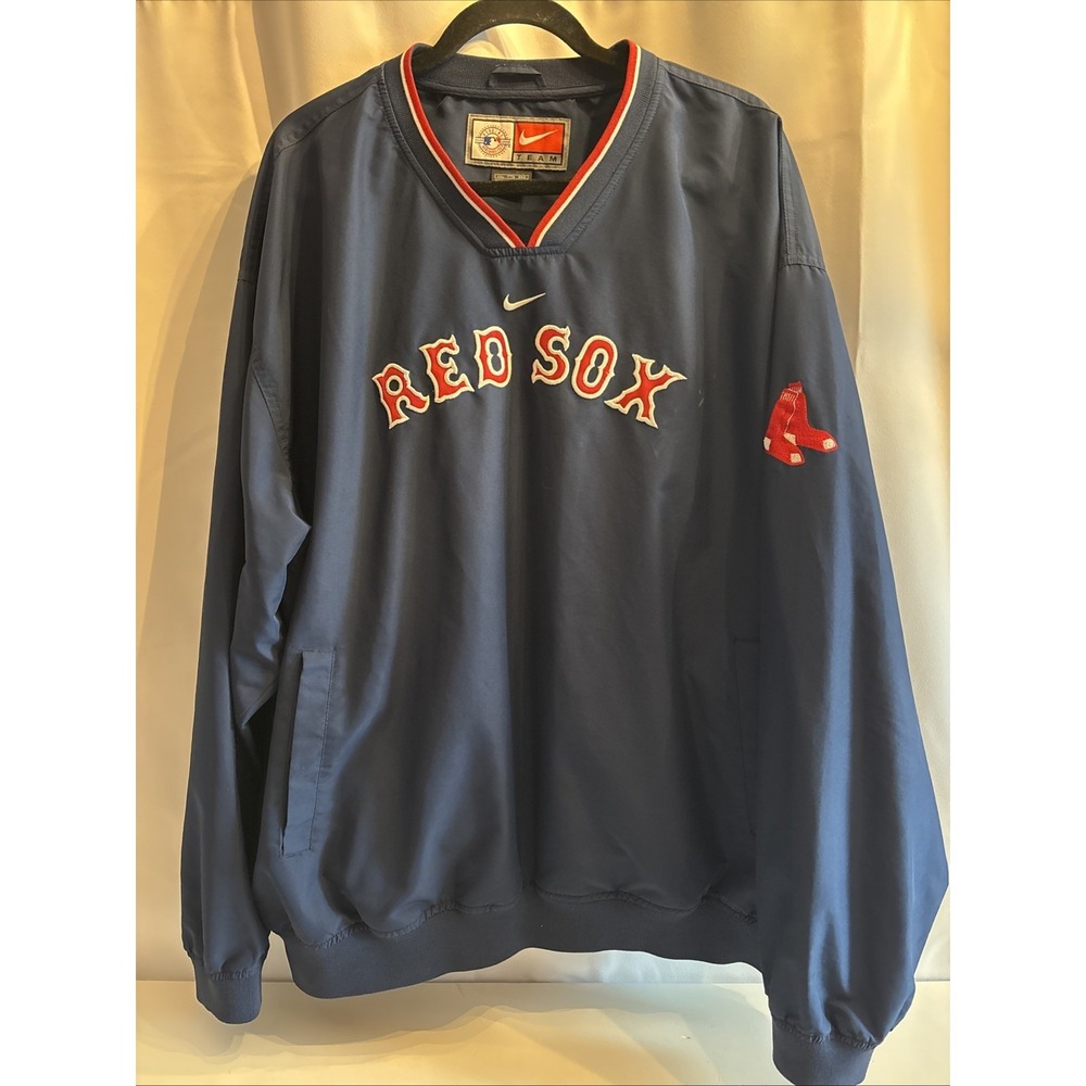 Nike Boston Red Sox Pullover Windbreaker Jacket XXL‎ MLB Genuine Merchandise